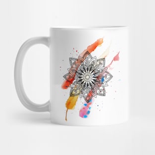 Watercolor mandala Mug